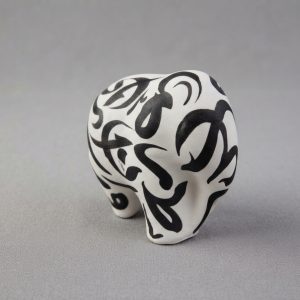 Calligraphic Ceramic Elephant